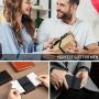 Factory Wholesale Mens Credit Card Wallet Aluminum Case Slim Minimalist Front Pocket Wallet RFID Blocking Card Holder