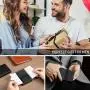 Factory Wholesale Mens Credit Card Wallet Aluminum Case Slim Minimalist Front Pocket Wallet RFID Blocking Card Holder