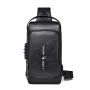XL045 Anti-theft Luxury Daily Used Waterproof Crossbody Bag Men's Chest Bag with USB Imported Classic Shoulder Bag