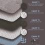 Smoker Hard Leather Stash Case Carbon Lined Bag Cross Body  Smoking Products Smell Proof Dog Tested Bags with Mesh Divider