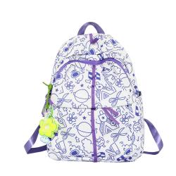 Full whole printing cheap custom logo design leisure lightweight girls school bag backpack