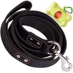 Premium Good Genuine Leather Leash for Dog Training Leash Dog