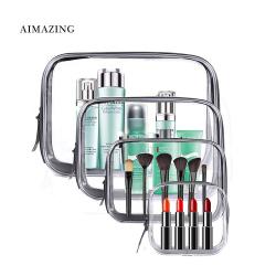 Catchall Makeup Clutches Custom Bulk Polyester Ziplock Organizer Recycled Clear Makeup Washing Cosmetic Bag&Case