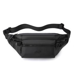 Business Man Sacoche Homme Black Grey Walking Sport Fashion Unique Sling Shoulder Chest Bags