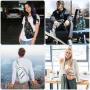 LOVEVOOK 2023 wholesale  Laser Reflective mini backpacks spring summer shoulder bags small chest daypack gym women men backpack