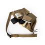 Factory Direct Sale Nylon Waterproof Shoulder Fanny Pack Sport Crossbody Outdoor Chest Bag Sling Bag Phone Waist Bag