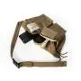 Factory Direct Sale Nylon Waterproof Shoulder Fanny Pack Sport Crossbody Outdoor Chest Bag Sling Bag Phone Waist Bag