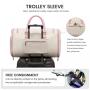 Lovevook Large Durable Duffel Bags with Shoes Compartment Wash Bags portable Carry on Ladies Luggage Travel Duffel Bags 2pcs