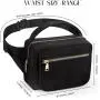 Custom Small Nappy Diaper Belt Bag with Portable Changing Mat Black Mommy Diaper Bag Fanny Pack Waist Bag