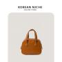 Trendy Design Advanced Handbag PU luxury simple dinner bag Retro Style Square Hand bag for Women