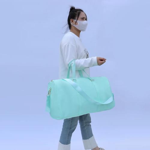 Custom Lightweight Waterproof Portable Weekender Zipper Men Women Duffel Bag Sports Nylon Duffle Bag Travel Bag Duffel