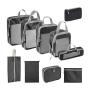 High Quality Packing Cubes 8 Pcs Collapsible Travel Organizer Luggage for Suitcase Organizers Packing Set for Travel