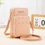 Small Mini Single Shoulder Crossbody Bag 2024 New Touch screen Fashion Mobile Phone Bag Zipper Wallet Mobile Phone Messenger Bag