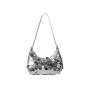 Low Price Dacron Zipper Handbag Shoulder Shopping Tote Bag With Design Shopping Bags Women Shoulder