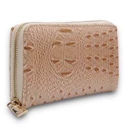 High quality customized full grain genuine crocodile genuine leather coin card women purses