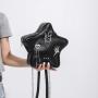 2023 Fashion Design Pu Leather Women Mini School Backpacks Custom Star Shape Designer Backpack