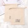 Hot Sale Organic Plain Cotton Drawstring Gift Bag For Christmas Wedding Custom Logo Printed Muslin Dust Cotton Pouch