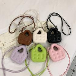 Candy Color Bolsas Para Mujer Bag Mini Taschen Leather Crossbody Bags For Women Heteromorphic Quality Handbags Children'S Bag
