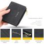 Zipper Men Card Holder Wallet Fashion Luxury Mens Bags Dermis Cartera De Hombre