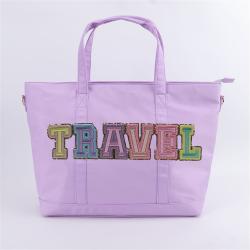 Keymay High Quality Fashionable Hand Shoulder Bag Waterproof Women Laptop Handbag Weekender Travel Purse Tote Bag