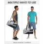 LOVEVOOK Sucipi Wholesale Waterproof 45L sports Duffel Bag with Shoes Compartment for women men Fitness Yoga Travel luggage bags