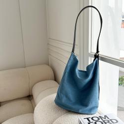 New bag women's all-match casual Messenger shoulder bag denim canvas niche large capacity tote large bag