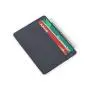 High quality pu credit card holder men mini wallet rfid blocking leather business card holder