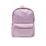 Keymay Lovely Cute Custom Houndstooth Printing Teenager Girls Students Waterproof Nylon Backpack School Bags