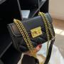 Nice Design Small Square Women Bags 2023 Chain Ladies Designer Shoulder Bag Lock Button Diamond Lattice Fashion Handbags Popular