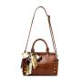 2024 Custom Crocodile Boston Bags Handbags For Fashion Women With Rivets Scarf Design