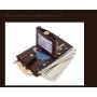 Hot Sale Cowhide Mini Genuine Leather Trifold Wallets For Men RFID Blocking Luxury Custom Zipper Mens Slim Wallet With Chain
