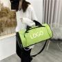 custom logo eco friendly weekend travel duffel bag outdoor shoulder fitness duffle overnight bags for women