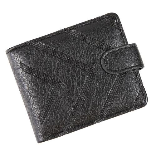 2024 Men's Large Capacity PU Vintage Wallet Waterproof Business Fashion Multi-Functional Card Bag Banknote Clip Multi-Card
