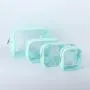 Keymay 7-color Spot Summer Fashion Cute Clear Makeup Bag Women Bulk Transparent Clear Cosmetic Bag Pvc Toiletry Bag