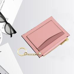 Fashion Zip Pocket Ladies Wallets Purse Custom Short Small Mini PU Leather RFID Women Wallet