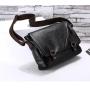 Wholesale OEM Custom Men's casual handbags big crossbody shoulder bag fashion PU leather business file package bag NEW in 2024