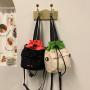 New nylon drawstring bucket bag style color matching personalized versatile portable shoulder crossbody bag daily bag