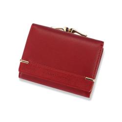 New Fashion Retro Solid Color Women's Short Wallet