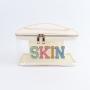 Large Capacity Portable Women Waterproof Makeup Brush Organizer Bag Transparent PVC Cosmetic Bag With Handle