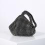 2023 Diamond Lattice Handbag Manufacturer Customize Sunflower Clutch Shoulder Bag Sparkling Party Evening Bag
