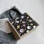 Large Capacity  Women'S New Cute Cartoon Shoulder Tote Bag Students Class Carrying Canvas Bag