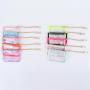 Custom Designer Stock Fashion Cute Mini Coin Purse PVC Wallet Classic Keychain Personalized Clear Coin Zipper Purses