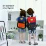 New Style Fashion Colorful Childishness Kids School Backpack Lightweight Kindergarten Primary School Cute Bear Pattern Schoolbag