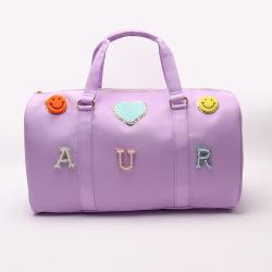 2022 Large Capacity Waterproof Outdoor Travel Back to School The Night Pink Travelling Duffle Bag Nylon For Women Girls