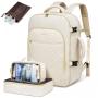 LOVEVOOK Factory OEM Nylon 17.3 Inch Business Laptop Bags Flight Approved with Toiletry Bag Carry On Travel Backpack for Women