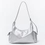 2024 Custom Oiled Waxed PU Leather Underarm Shoulder Bags For Motorcycle Women