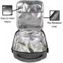 Gelory Large capacity Plain color Portable Thermal Cooler Bag for Food Waterproof Thermal Cooler Insulated Bag