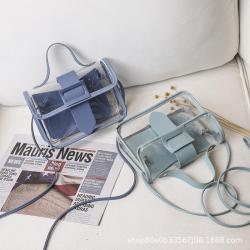Ladies Transparent Jelly Bag ladies handbag women's bag factory wholesale Korean style female shoulder crossbody bags