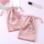 Custom Logo Printing Plush Velvet Watch Perfume Packaging Pouch Luxury Soft Rose Gold Jewelry Velvet Pouch