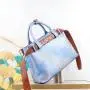 Ladysky Super product fashion tote bag for women super personalized metal letter handbag playful ladies shoulder jeans bag belt